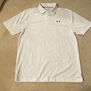 White Under Armour Polo